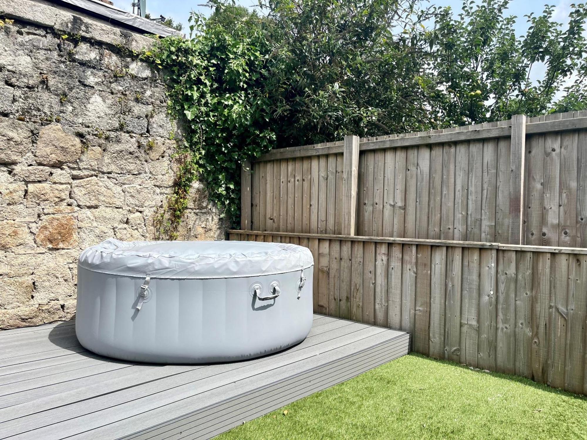Villa The Coach House - With Hot Tub St Austell Exterior foto