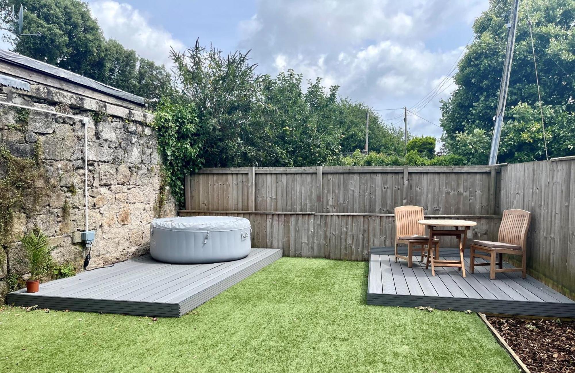 Villa The Coach House - With Hot Tub St Austell Exterior foto